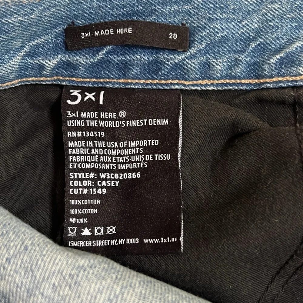 3x1 Higher Ground Jeans Straight Leg Jeans - Picture 3 of 4